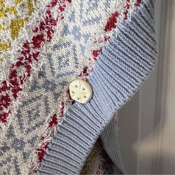 Cabi Love Siesta Fringed Oversized Cardigan Poncho Size XS/S Boho Southwestern - Picture 8 of 12